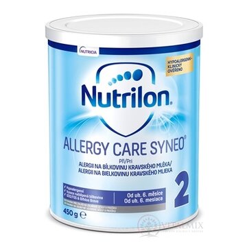 Nutrilon 2 ALLERGY CARE SYNEO mliečna výživa v prášku (od uk. 6. mesiaca) (inov. 2019) 1x450 g obrázok