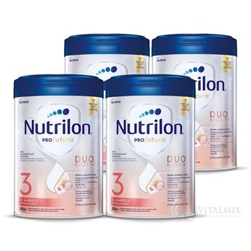 Nutrilon 3 Profutura DUOBIOTIK batoľacie mlieko (12-24 mesiacov) 4x800 g (3200 g) obrázok