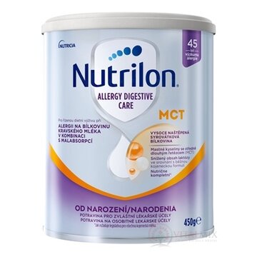 Nutrilon ALLERGY DIGESTIVE CARE mliečna výživa v prášku (od narodenia) (inov. 2019) 1x450 g obrázok