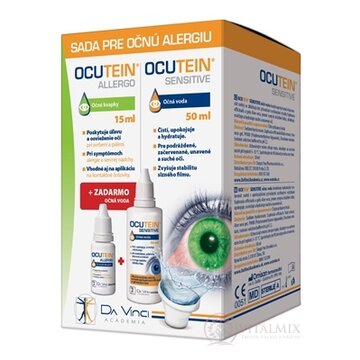 OCUTEIN ALLERGO očné kvapky 15 ml + zadarmo OCUTEIN SENSITIVE očná voda 50 ml, 1x1 set obrázok
