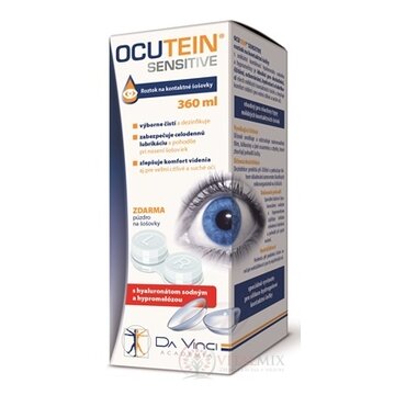 OCUTEIN SENSITIVE roztok na kontaktné šošovky + zadarmo puzdro na šošovky, 1x360 ml obrázok
