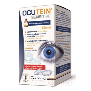 OCUTEIN SENSITIVE roztok na kontaktné šošovky + zadarmo puzdro na šošovky, 1x50 ml obrázok