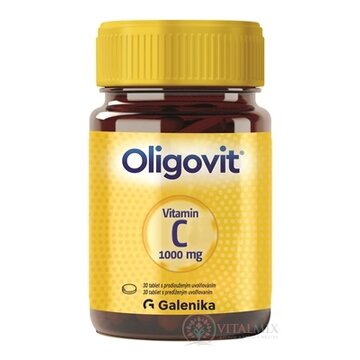 Oligovit Vitamín C 1000 mg tbl s predĺženým uvoľňovaním 1x30 ks obrázok