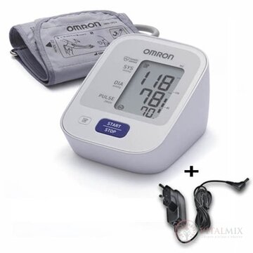 OMRON M2 Digitálny TLAKOMER automatický na rameno 1 ks + sieťový adaptér zadarmo 1 ks, 1x1 set obrázok