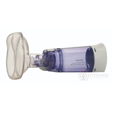 OptiChamber Diamond KOMORA zadržiavacia s maskou L large Lite touch, na inhaláciu lieku, 1x1 set obrázok