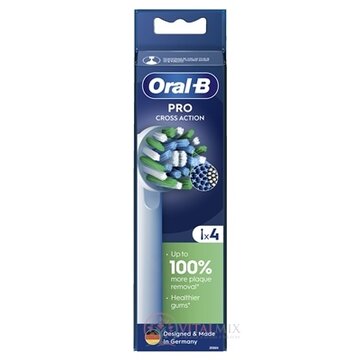 Oral-B CROSS ACTION White čistiace náhradné hlavice 1x4 ks obrázok