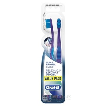 Oral-B GUM & ENAMEL Extra Soft DUO zubná kefka 1x2 ks obrázok