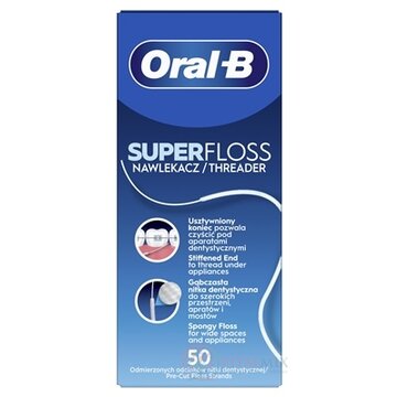 Oral-B Super floss Mint ZUBNÁ NIŤ 1x50 ks obrázok