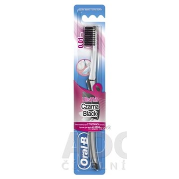 Oral-B UltraThin Black Tea Extra Soft zubná kefka 0,01 mm, 1x1 ks obrázok
