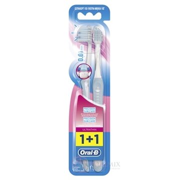 Oral-B UltraThin Precision GUM CARE XS DUO zubná kefka ExtraSoft s menšou hlavou, vlákna 0,01mm, 1x2 ks obrázok