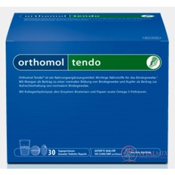 Orthomol TENDO granulát+tabalety+kapsuly, 30 denných dávok, 1x1 set obrázok