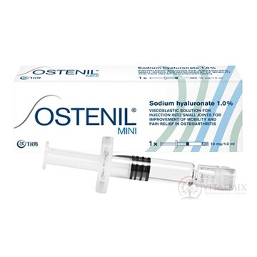 OSTENIL MINI náhrada synoviálnej tekutiny malých kĺbov s 1.0% hyaluronátu sodného v naplnenej inj. striek. 1x1 ml obrázok