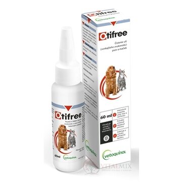 Otifree roztok na čistenie uší psov a mačiek 1x60 ml obrázok