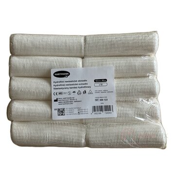 Ovínadlo hydrofilné neelastické pletené, nesterilné (12 cm x 10 m) 1x10 ks obrázok