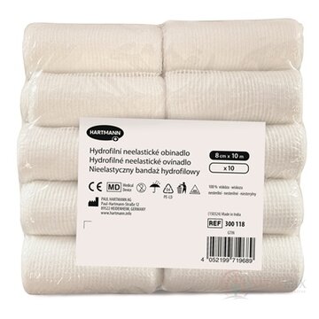 Ovínadlo hydrofilné neelastické pletené, nesterilné (8 cm x 10 m) 1x10 ks obrázok