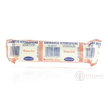 OVÍNADLO HYDROFILNÉ pletené, sterilné (12cm x 5m) 1x10 ks obrázok