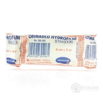 OVÍNADLO HYDROFILNÉ pletené, sterilné (6cm x 5m) 1x10 ks obrázok