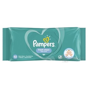 PAMPERS Baby Wipes Fresh Clean vlhčené obrúsky 1x52 ks obrázok