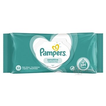 PAMPERS Baby Wipes Sensitive vlhčené obrúsky 1x52 ks obrázok