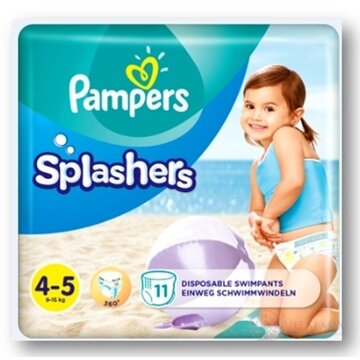 PAMPERS SPLASH MAXI 4-5 detské plienky na plávanie (9 - 15 kg) 1x11 ks obrázok
