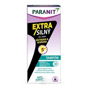 PARANIT EXTRA SILNÝ ŠAMPÓN šampón 100 ml + hrebeň (inov. 2022), 1x1 set obrázok