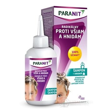 PARANIT Radikálny proti všiam a hnidám šampón 100 ml + hrebeň (inov. 2023), 1x1 set obrázok