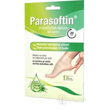PARASOFTIN Hydratačná MASKA na nohy 1x1 pár obrázok
