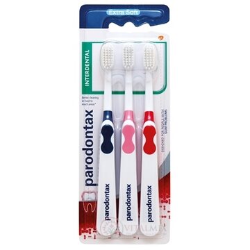 Parodontax INTERDENTAL Extra Soft Triopack zubná kefka 1x3 ks obrázok