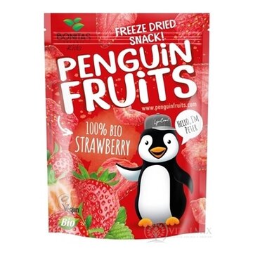 PENGUIN FRUITS Strawberry BIO mrazom sušená jahoda 1x10 g obrázok