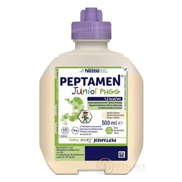 PEPTAMEN Junior PHGG sol, vanilková príchuť 12x500 ml (6 l) obrázok