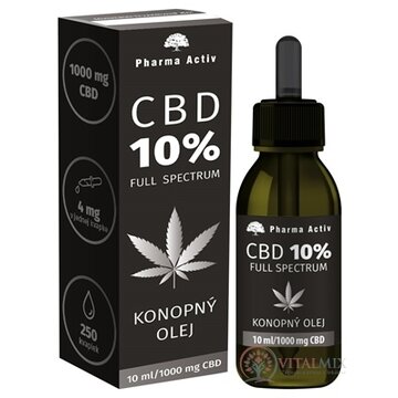 Pharma Activ CBD 10% Full Spectrum KONOPNÝ OLEJ 1x10 ml obrázok
