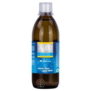 Pharma Activ Koloidné striebro Ag100 hustota 10ppm (inov.2026) 1x500 ml obrázok