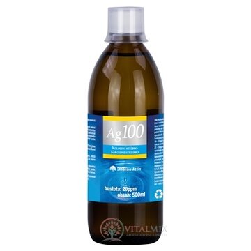 Pharma Activ Koloidné striebro Ag100 hustota 20ppm (inov.2026) 1x500 ml obrázok