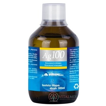Pharma Activ Koloidné striebro Ag100 hustota 50ppm (inov.2026) 1x300 ml obrázok