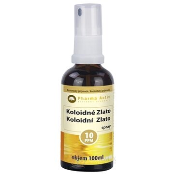 Pharma Activ Koloidné Zlato spray hustota 10ppm 1x100 ml obrázok