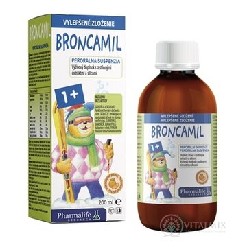 Pharmalife Broncamil 1+ surup, pomarančová príchuť 1x200 ml obrázok