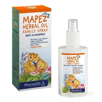 Pharmalife MAPEZ HERBAL OIL FAMILY SPRAY bylinný olej 1x100 ml obrázok