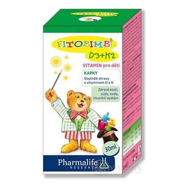 Pharmalife Vitamín D3 + K2 pre deti kvapky 1x30 ml obrázok