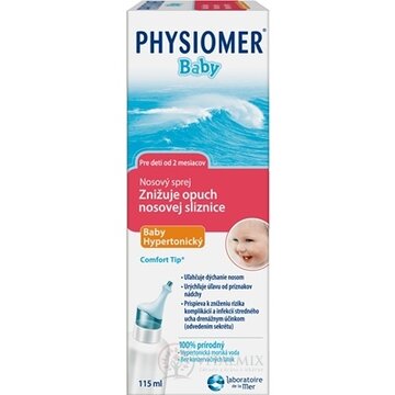 PHYSIOMER Baby Hypertonický nosový sprej s obsahom morskej vody 1x115 ml obrázok