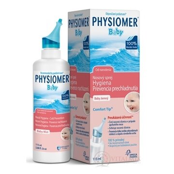 PHYSIOMER Baby izotonický nosový sprej s obsahom morskej vody 1x115 ml obrázok