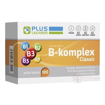 PLUS LEKÁREŇ B-komplex Classic tbl 1x100 ks obrázok