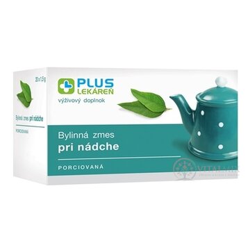 PLUS LEKÁREŇ Bylinná zmes pri nádche porciovaná, záparové vrecká 20x1,5 g (30 g) obrázok