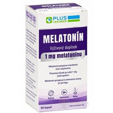 PLUS LEKÁREŇ MELATONÍN cps 1x60 ks obrázok