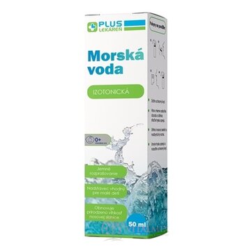 PLUS LEKÁREŇ Morská voda IZOTONICKÁ nosový sprej 1x50 ml obrázok