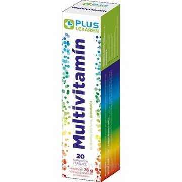 PLUS LEKÁREŇ Multivitamín tbl eff s príchuťou pomaranča 1x20 ks obrázok