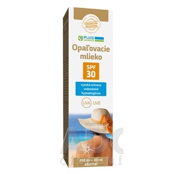 PLUS LEKÁREŇ Opaľovacie mlieko SPF 30 1x230 ml obrázok