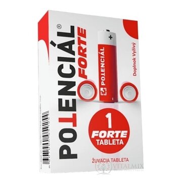POTENCIÁL Forte žuvacia tableta 1x1 ks obrázok