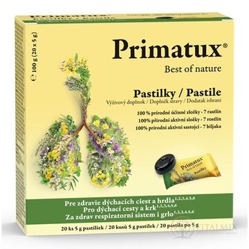 Primatux Pastilky 1x20 ks obrázok