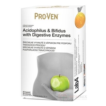 Pro-Ven Acidophilus & Bifidus cps with Digestive Enzymes 1x30 ks obrázok