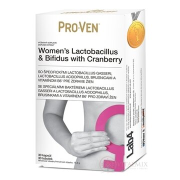 Pro-Ven Women’s Lactobacilus & Bifidus cps with Cranberry 1x30 ks obrázok